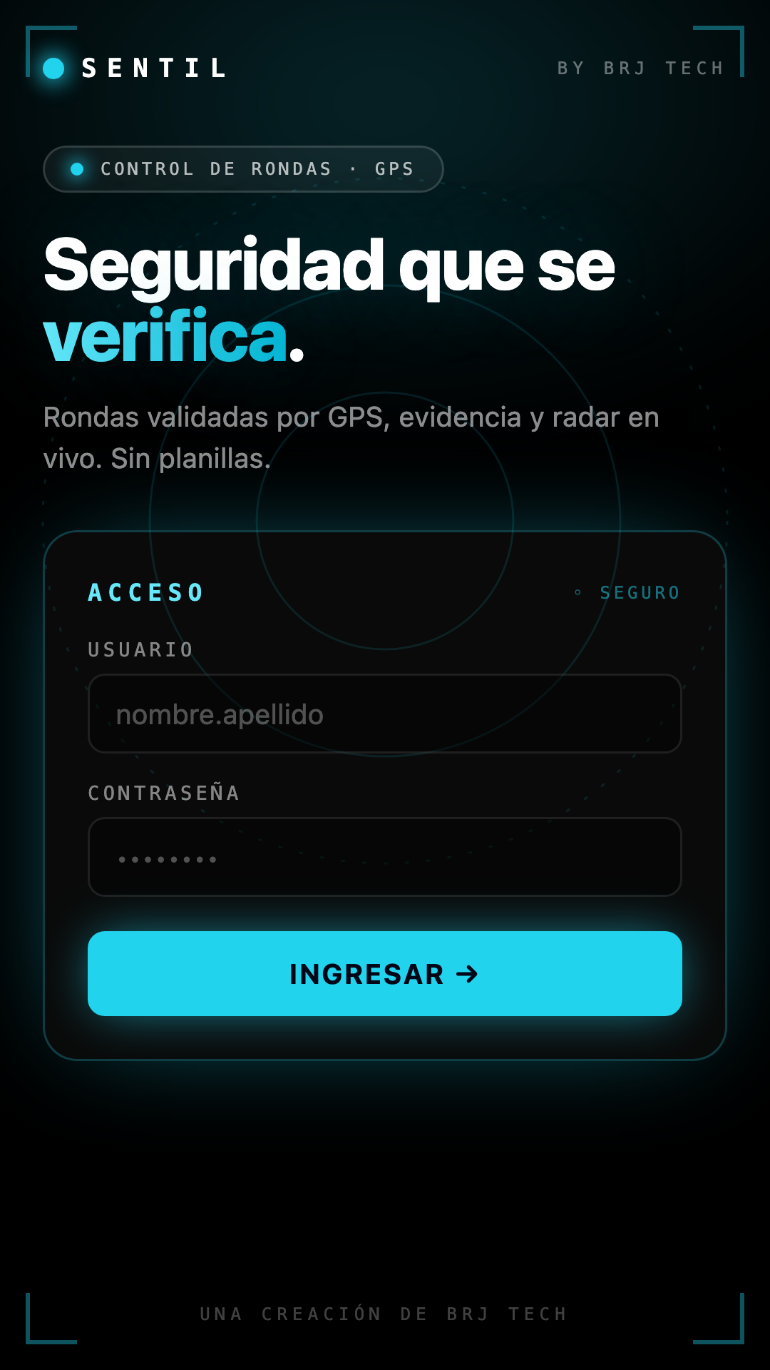 Sentil — Acceso del guardia